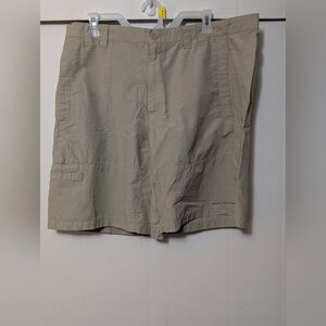 Men's Columbia Omni-Shade PFG  38x10 Shorts Khaki Fishing Hiking Outdoor Active